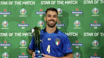 سبينازولا الأفضل فى مباراة إيطاليا والنمسا