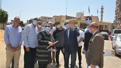 محافظ القليوبية يتفقد مشروعات شبرا الخيمة ويتابع إزالة المباني المتعارضة مع توسعة الطريق الدائري (صور) 