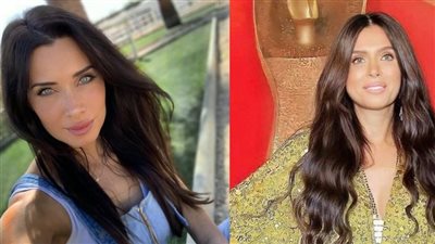 لوك الراقصة دينا الجديد يدفع الجمهور لتشبيهها بزوجة اللاعب الإسباني راموس