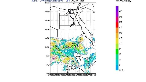 حالة الأمطار على