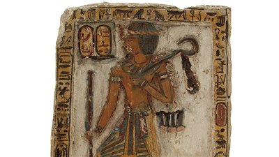 المتحف المصري بالتحرير يعرض لوحة تصور الملك أمنحتب الأول