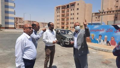 مسئولو الإسكان يتفقدون سير العمل بالمشروعات والمرافق في أكتوبر الجديدة