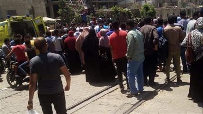 مصرع شخص صدمه قطار أثناء عبوره مزلقان الكوبري العلوي بدمنهور