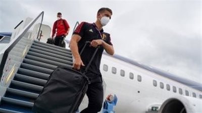 وصول منتخب بلجيكا إلى ألمانيا لمواجهة إيطاليا