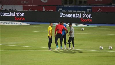 أجواء مثالية قبل مباراة الأهلي وبيراميدز (صور)