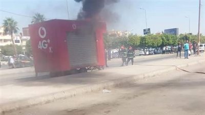 السيطرة على حريق بـ