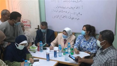 جامعة حلوان تعقد حوارًا مجتمعيًا مع قيادات المجتمع المدني بمركز الصف لتنفيذ مبادرة 