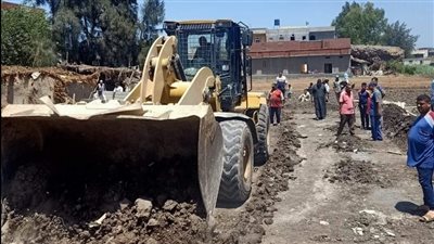 إزالة 19 حالة تعدٍّ على الأراضي الزراعية بالبحيرة