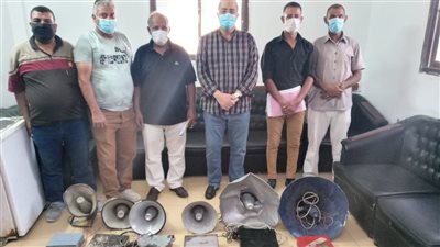 التحفظ على 160 مكبر صوت في حملات على الباعة الجائلين بالإسكندرية