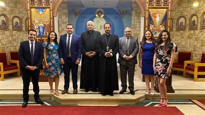 النائب البطريركي الكاثوليكي يستقبل نائب رئيس هيئة قضايا الدولة