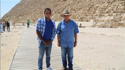 أول ظهور لزاهي حواس بعد تداول شائعات منعه من السفر (صور)