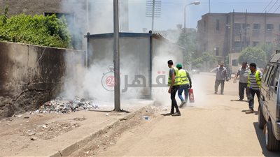 السيطرة على حريق محدود داخل كشك بقرية مشارقة في إهناسيا دون إصابات