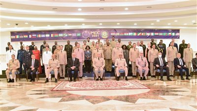 ختام فعاليات دورة الدبلوماسية العسكرية للأجانب رقم (1) (MDC-2021)