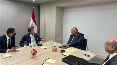 وزير الخارجية يلتقي مندوبي فرنسا وبريطانيا وأمريكا بالأمم المتحدة
