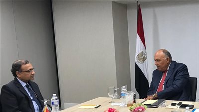 وزير الخارجية ‎يلتقي مندوب الهند لدى الأمم المتحدة لبحث أزمة سد النهضة