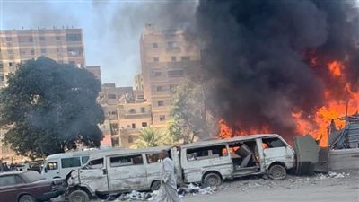 جهات التحقيق تأمر بانتداب المعمل الجنائي لمعاينة حريق داخل جراج بالقليوبية