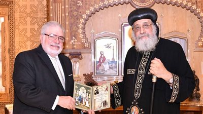 البابا تواضروس الثاني يستقبل سفير دولة الدومينيكان