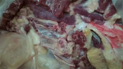 ضبط لحوم مذبوحة خارج المجازر الحكومية بالفيوم (صور)