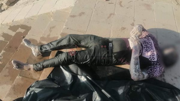 جثة الشاب المعثور