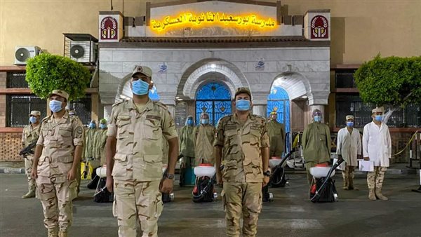 فرق تعقيم تابعة للقوات