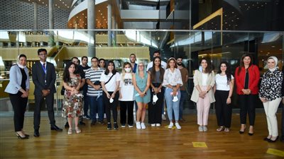 وفد مصري يوناني قبرصي يزور مكتبة الإسكندرية