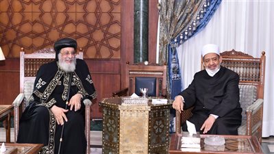 البابا تواضروس يهنئ شيخ الأزهر بعيد الأضحى