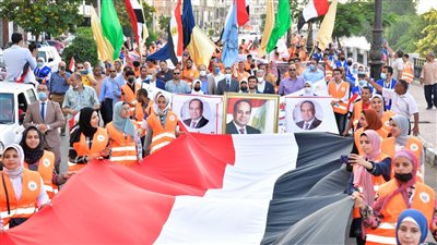 محافظ الغربية يشهد مسيرة شبابية للاحتفال بثورة 30 يونيو: نفتخر بما حققته مصر 