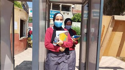 توافد طلاب الثانوية العامة 