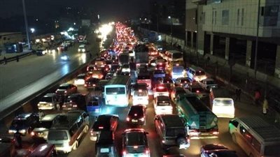 تكدس مروري أمام بوابات إسكندرية بسبب خروج المصطافين إلى الساحل