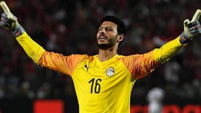إصابة محمد الشناوي في مران منتخب مصر