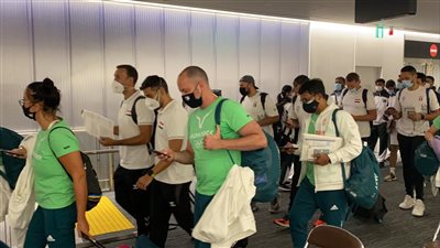 وصول بعثتي اليد والملاكمة إلى اليابان للمشاركة في طوكيو 2020