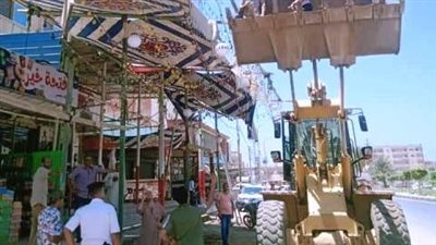 إزالة شوادر لحوم مخالفة بالشرقية لليوم الثاني على التوالي قبل عيد الأضحى (صور)