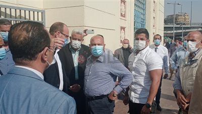 وزير النقل يصل إلى محطة مصر لتكريم عدد من العاملين بالسكة الحديد