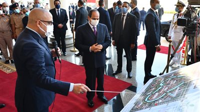 السيسي يتابع الموقف التنفيذي والانشائي الخاص بمدينة الفنون