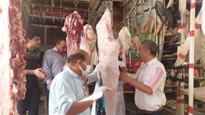 التحفظ على طن لحوم ودواجن مجهولة المصدر في حملة للرقابة الإدارية بالشرقية (صور)