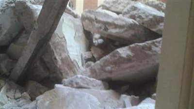 انهيار جزئي لعقار قديم في كفر الزيات.. ونجاة أسرة من 6 أفراد داخله