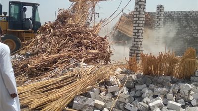 إزالات فورية لتعديات على أرضي زراعية بقنا في ثاني أيام العيد