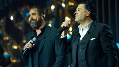 راغب علامة يغني مع أمير كرارة 