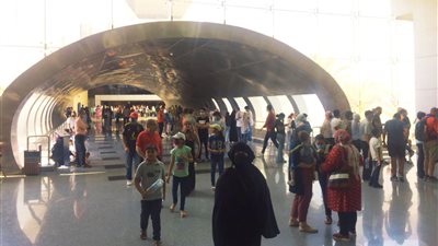 إقبال كثيف على المتحف القومي للحضارة المصرية خلال عيد الأضحى (صور)