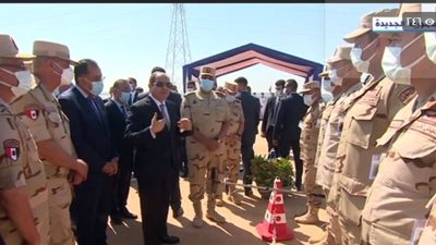 السيسي: مشروع حياة كريمة فضل من ربنا علينا وأمر غير مسبوق