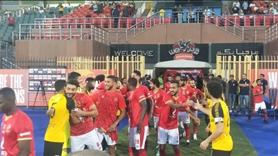 الإنتاج الحربي يقيم ممرًّا شرفيًّا للأهلي (صور)