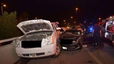 إصابة 4 أشخاص في حادث انقلاب سيارة بكفر الشيخ 