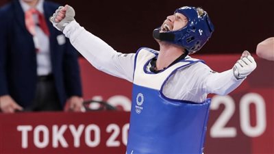 الأردني صالح الشرباتي يخطف فضية التايكوندو في طوكيو 2020