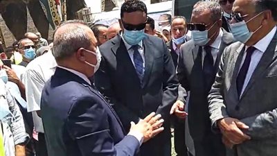 محافظ الدقهلية يدشن قافلة طبية شاملة بقرية نوسا مركز أجا (صور)