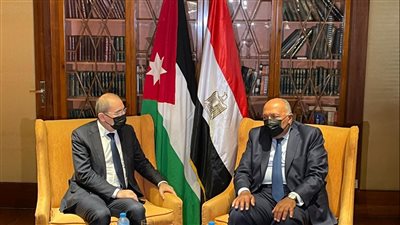 وزير الخارجية يستقبل نظيره الأردني لبحث سبل تعزيز العلاقات الثنائية (صور)