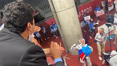 وزير الرياضة يهنئ هداية ملاك وسيف عيسي بعد الفوز ببرونزيتين في أولمبياد طوكيو 2020