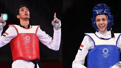 المقاولون العرب يهنئ هداية ملاك وسيف عيسى لتحقيقهما برونزية التايكوندو