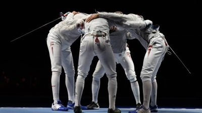 منتخب مصر يهزم اليابان ويتأهل لربع نهائي منافسات سلاح السيف بأولمبياد طوكيو2020