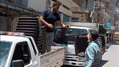 رفع 731 إشغال طريق وإزالة 8 حالات تعد على الأراضي الزراعية بالبحيرة