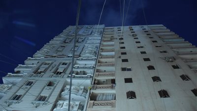 قرار جديد ينتظر العقار المائل في الإسكندرية من اللجنة الهندسية اليوم